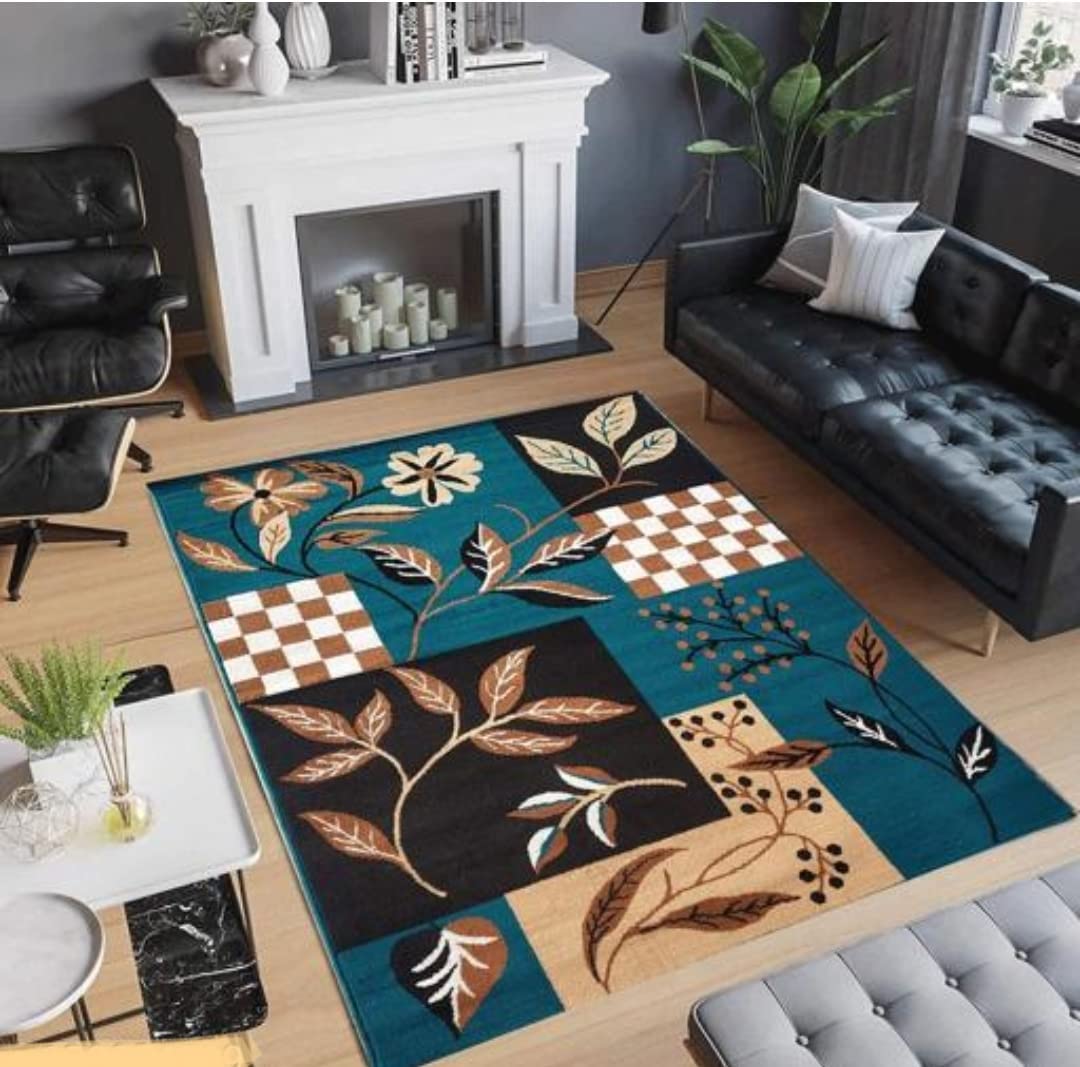 Floral Patchwork Multicolor Area Rug