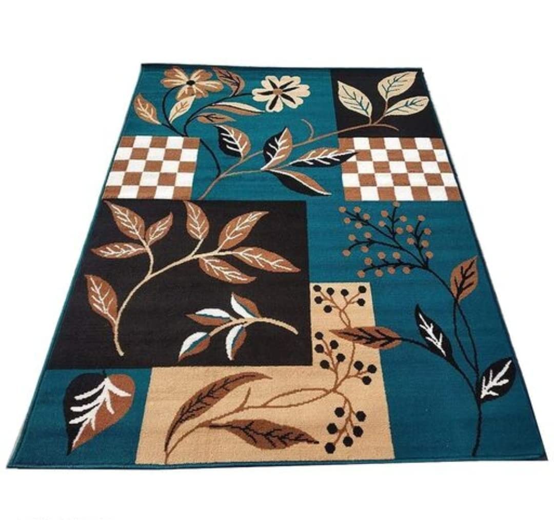 Floral Patchwork Multicolor Area Rug
