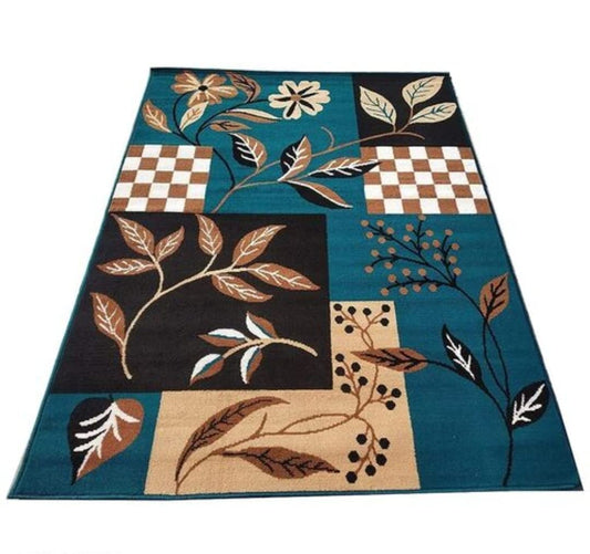 Floral Patchwork Multicolor Area Rug