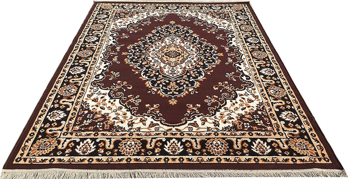 Classic Traditional Medallion Multicolor Area Rug